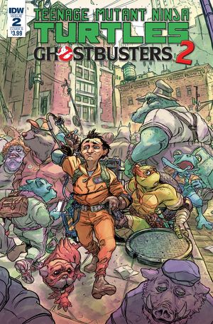Teenage Mutant Ninja Turtles/Ghostbusters II #2 (Cover B Tunica)