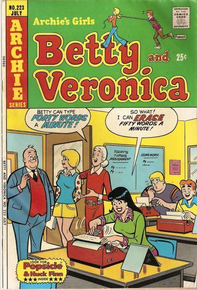 Archie's Girls Betty and Veronica #223 Comic