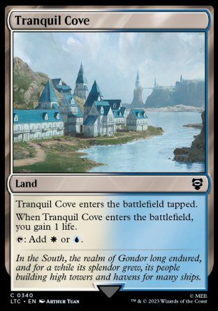 Tranquil Cove (The Lord of the Rings Commander Decks) Trading Card