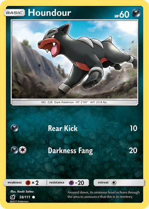 Houndour (58/111) - Crimson Invasion