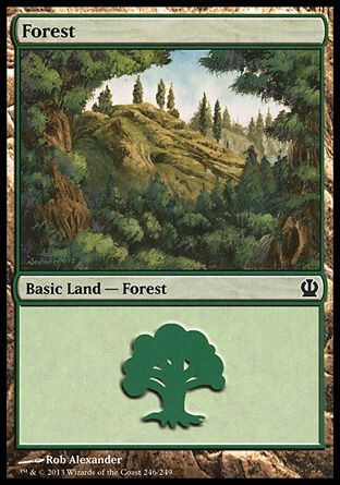 Forest (Theros) Trading Card