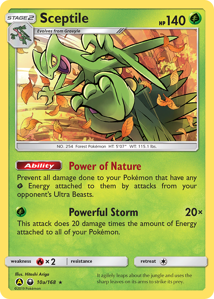 Sceptile (10a) - Celestial Storm Pokémon Card