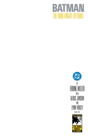 Batman: The Dark Knight Returns #1 (Facsimile Edition Cvr E Blank Card Stock Variant)