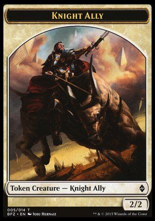 Knight Ally (Battle for Zendikar) Trading Card