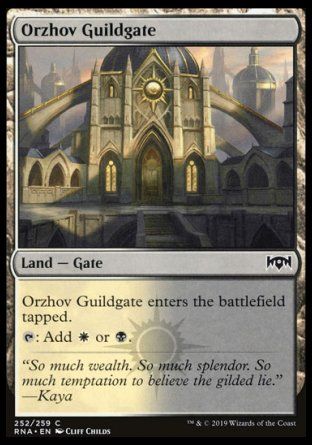 Orzhov Guildgate (Ravnica Allegiance) Trading Card