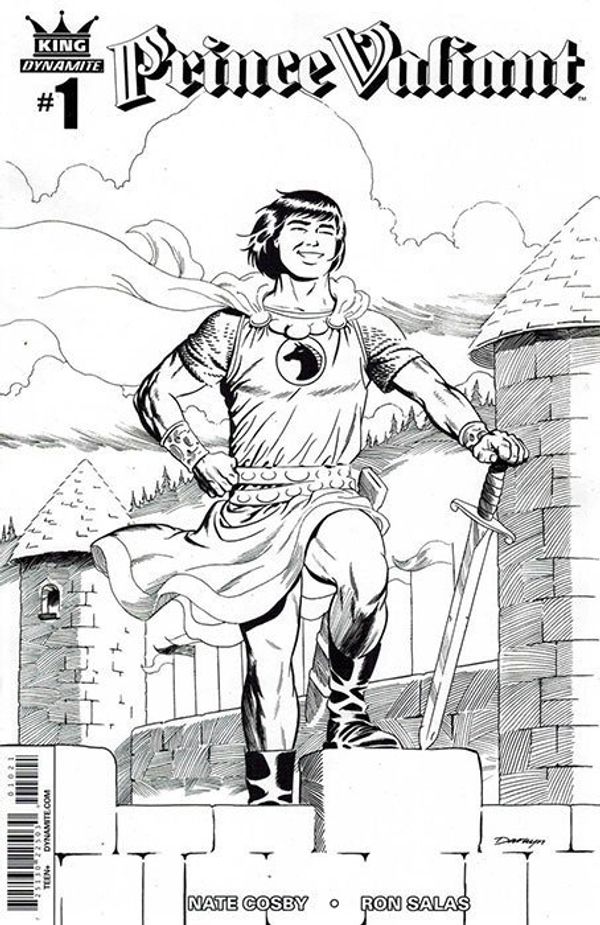 King: Prince Valiant #1 (10 Copy Cooke B&w Cover)