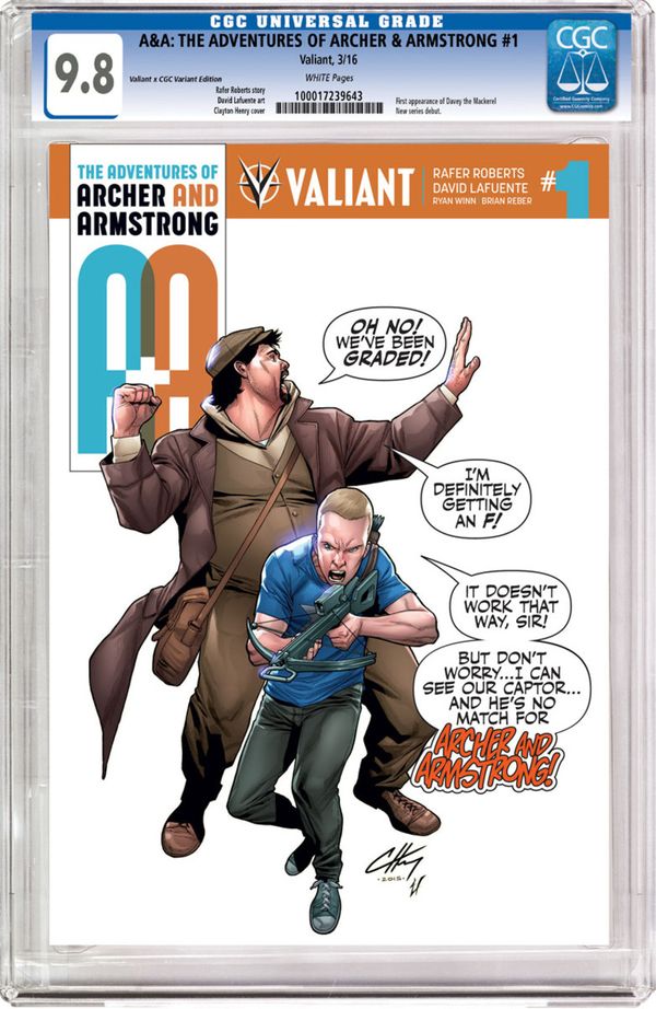 A&A: The Adventures of Archer & Armstrong #1 (Valiant x CGC Variant Edition)