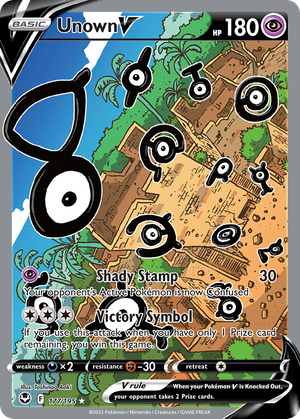 Unown V (177/195) - Silver Tempest