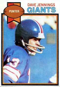 Dave Jennings 1979 Topps #25 Sports Card