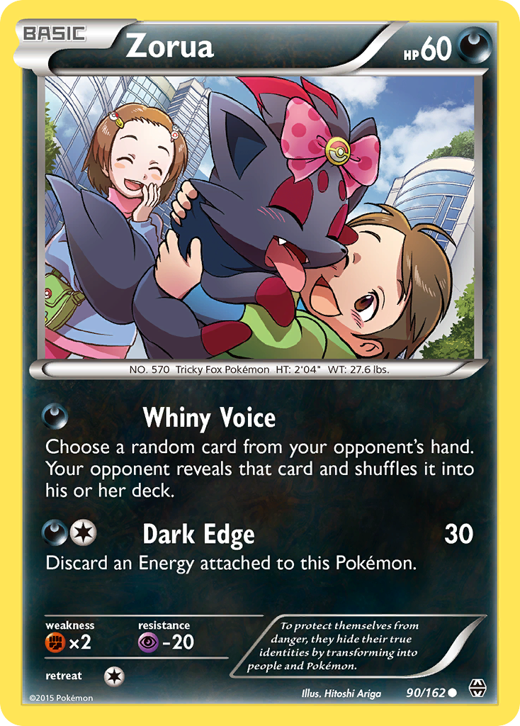 Zorua (90/162) - BREAKthrough Pokémon Card