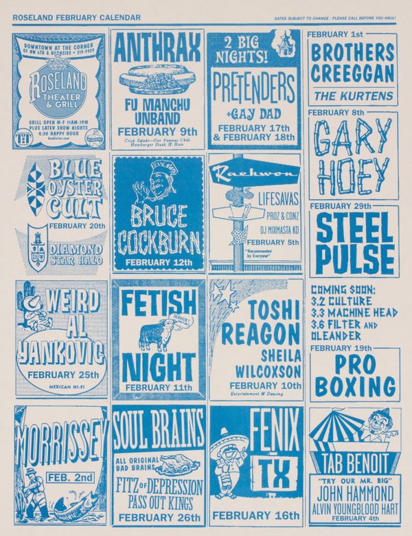 MXP-242.7 Roseland Calendar 1999 Roseland Theater Feb 1 Value - GoCollect  (mxp-242-7-roseland-calendar-1999-roseland-theater-feb-1 )