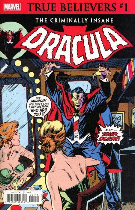 True Believers: The Criminally Insane - Dracula Comic