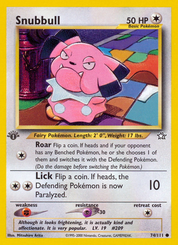 Snubbull (74/111) - Neo Genesis