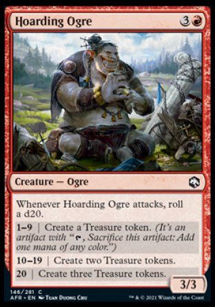 Hoarding Ogre (Dungeons & Dragons: Adventures in the Forgotten Realms) Trading Card