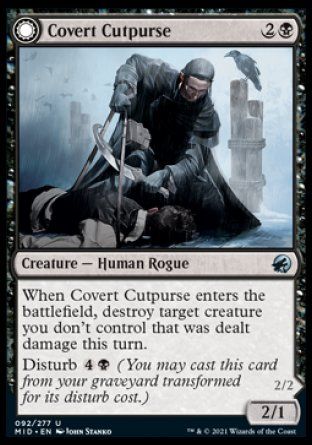 Covert Cutpurse (Innistrad: Midnight Hunt) Trading Card