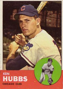 Ken Hubbs 1963 Topps #15 Sports Card