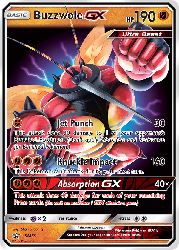 Buzzwole GX (SM69) - SM Black Star Promos