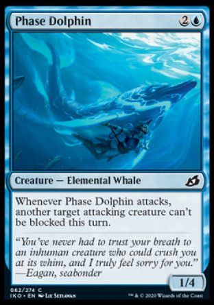 Phase Dolphin (Ikoria Lair of Behemoths) Trading Card