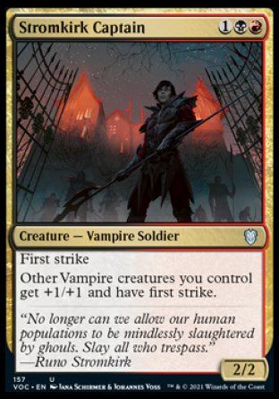 Stromkirk Captain (Innistrad Crimson Vow Commander Decks) Trading Card