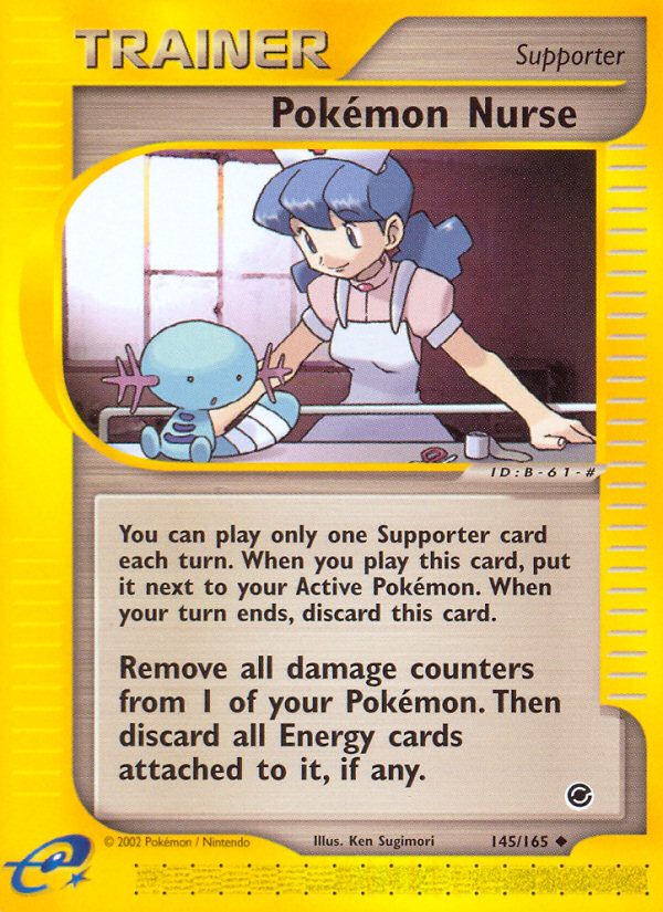 Pokémon Nurse (Trainer: Supporter) (145/165) - Expedition Base Set Pokémon Card