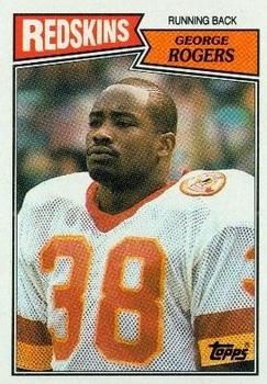 George Rogers 1987 Topps #65 Sports Card