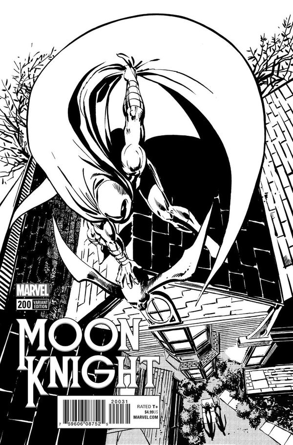 Moon Knight #200 (Sienkiewicz Remastered B&w V)