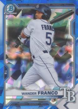 Wander Franco 2021 Bowman Sapphire Edition Baseball #BCP-57 Sports Card