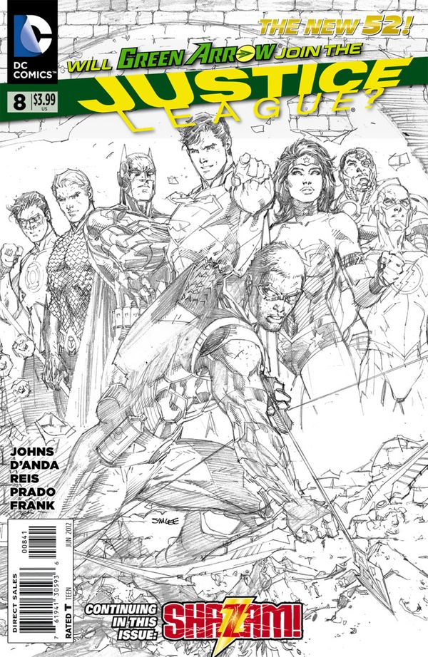 Justice League #8 (Sketch Cover)