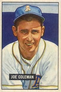 Joe Coleman 1951 Bowman #120 Sports Card