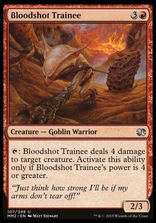 Bloodshot Trainee (Modern Masters 2015) Trading Card