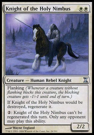 Knight of the Holy Nimbus (Time Spiral) Trading Card