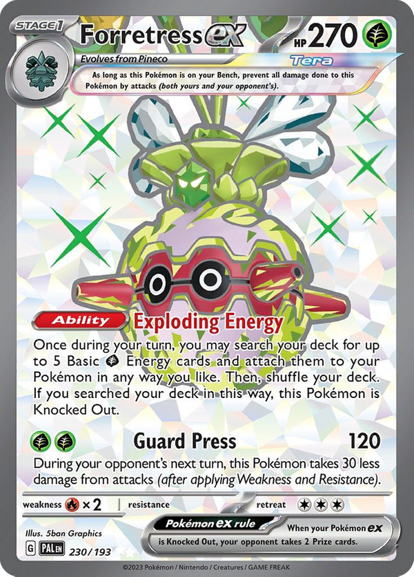 Forretress ex (230/193) - Paldea Evolved