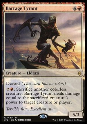 Barrage Tyrant (Battle for Zendikar)