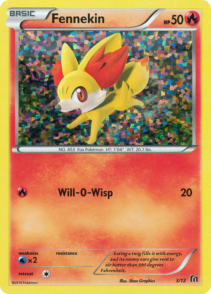 Fennekin (3/12) - McDonald's Collection 2016 Pokémon Card