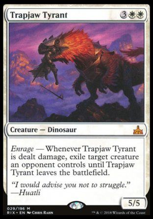 Trapjaw Tyrant (Rivals of Ixalan) Trading Card