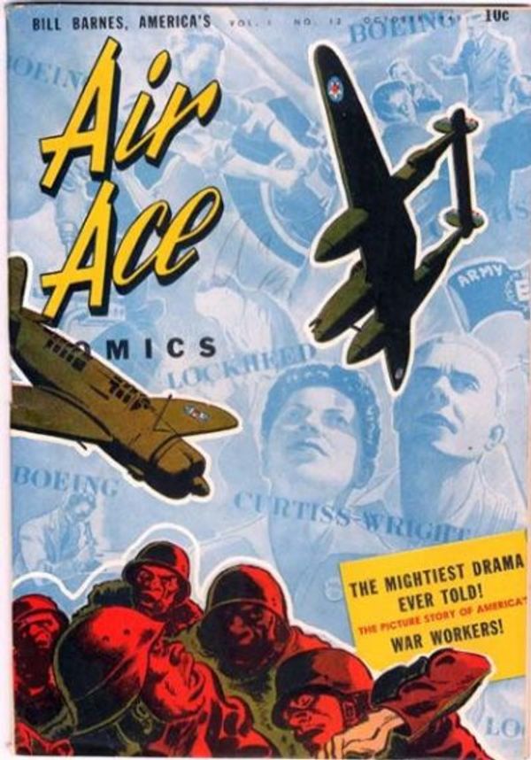 Bill Barnes, America's Air Ace Comics #12