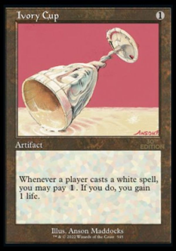 Ivory Cup (Magic 30th Anniversary Edition - Old Frame)