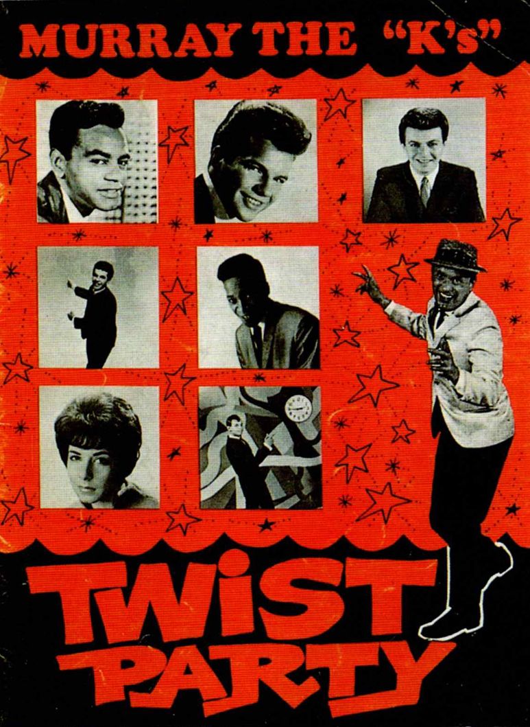 AOR-1.75 Murray The K's Twist Party Program 1962 Concert Poster