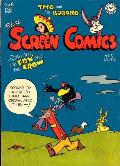 Real Screen Comics #8 Comic