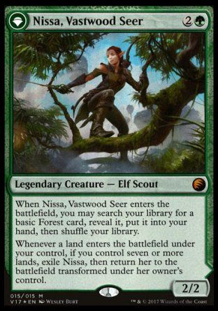 Nissa, Vastwood Seer (From the Vault: Transform) Trading Card