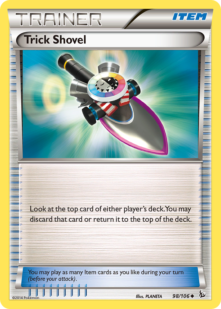 Trick Shovel (Trainer: Item) (98/106) - Flashfire Pokémon Card