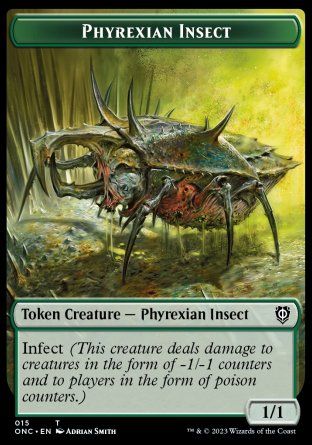 Phyrexian Insect (Phyrexia: All Will Be One Commander Decks) Trading Card