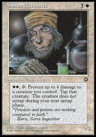 Samite Alchemist (Homelands) Trading Card