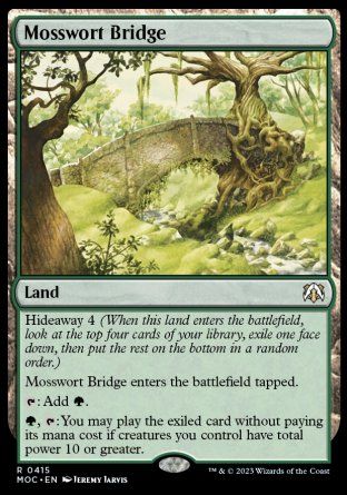 Mosswort Bridge (March of the Machine Commander Decks) Trading Card