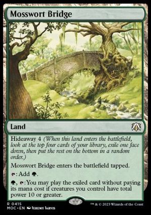 Mosswort Bridge (March of the Machine Commander Decks)