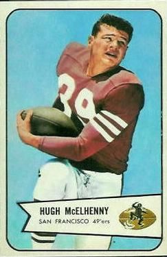 Hugh McElhenny 1954 Bowman #54 Sports Card
