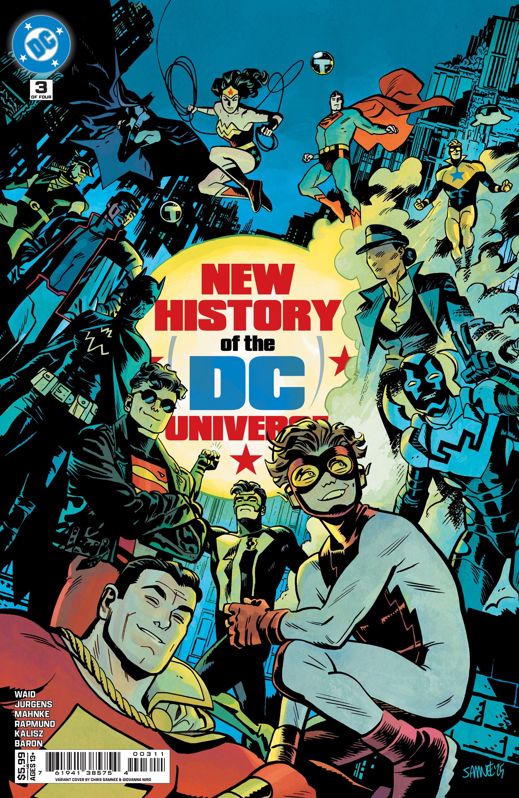 New History Of The DC Universe #3 Comic