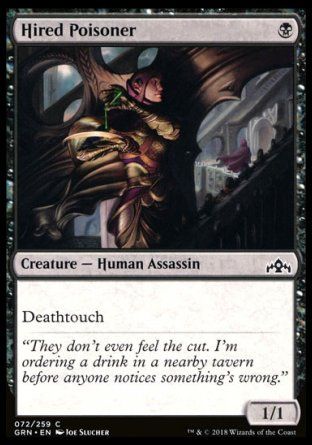 Hired Poisoner (Guilds of Ravnica) Trading Card