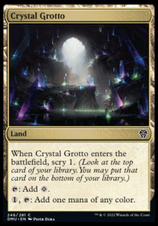 Crystal Grotto (Dominaria United) Trading Card