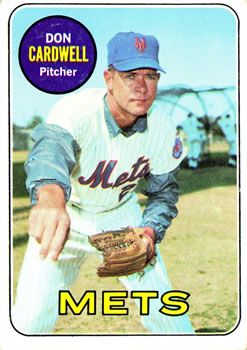 Don Cardwell 1969 Topps #193 Sports Card
